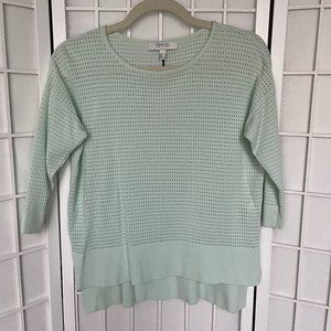 IPEKYOL Mint Green Eyelet Blouse (S)